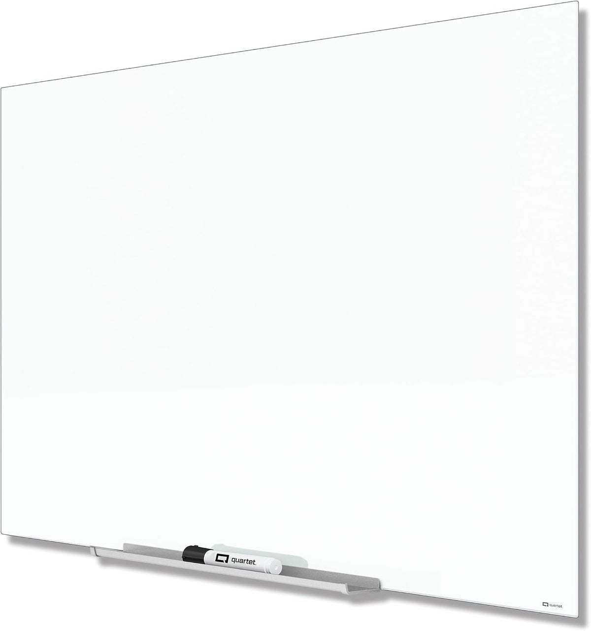 Quartet Dry Erase Board, 85" x 48" Glass Magnetic Whiteboard, Wide ...