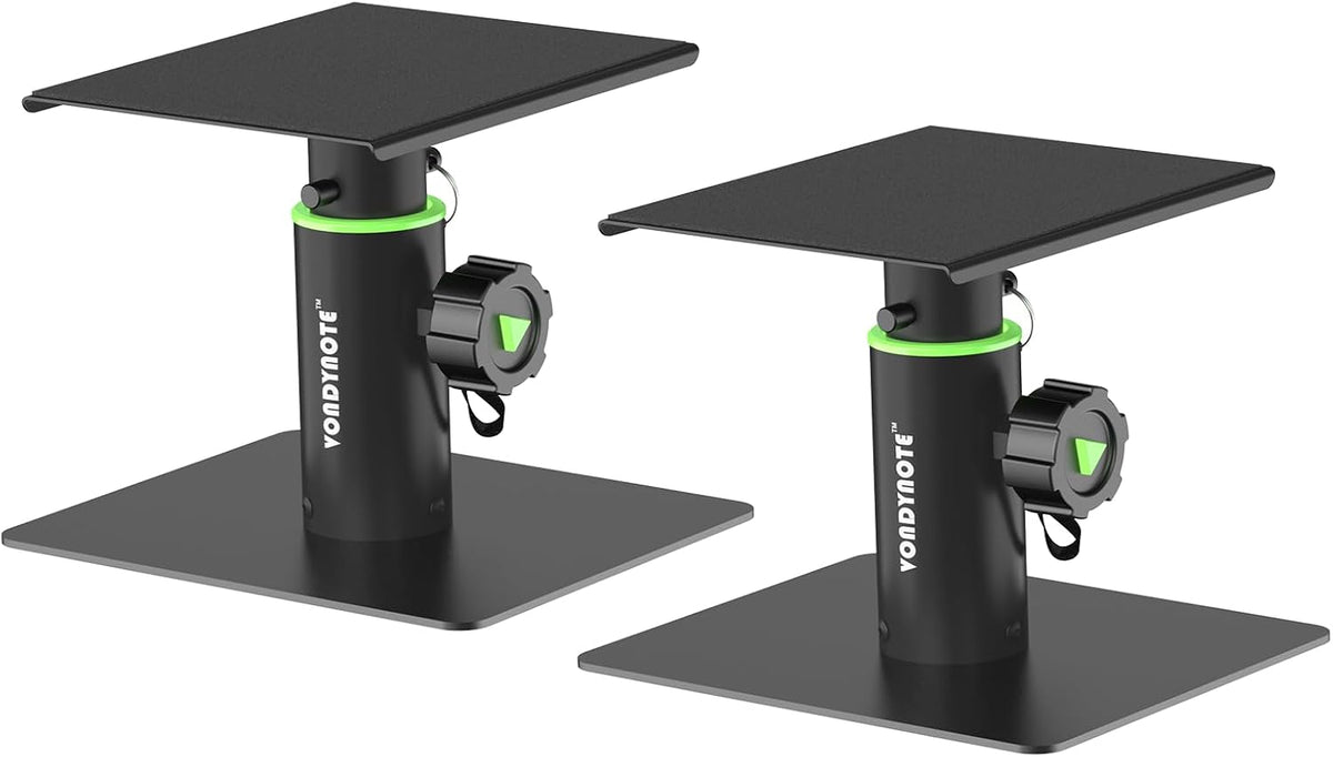 Vondynote 2-Pack Studio Monitor Stand Small 6" Tall Tablet Stand Holders