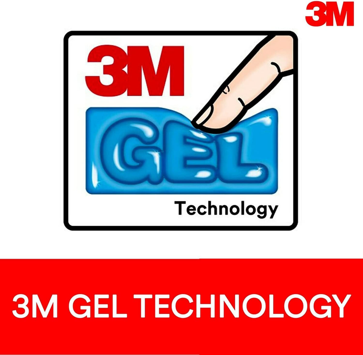 3M WR340LE Gel Thin Wrist Rest, Extended Length, Black Leatherette