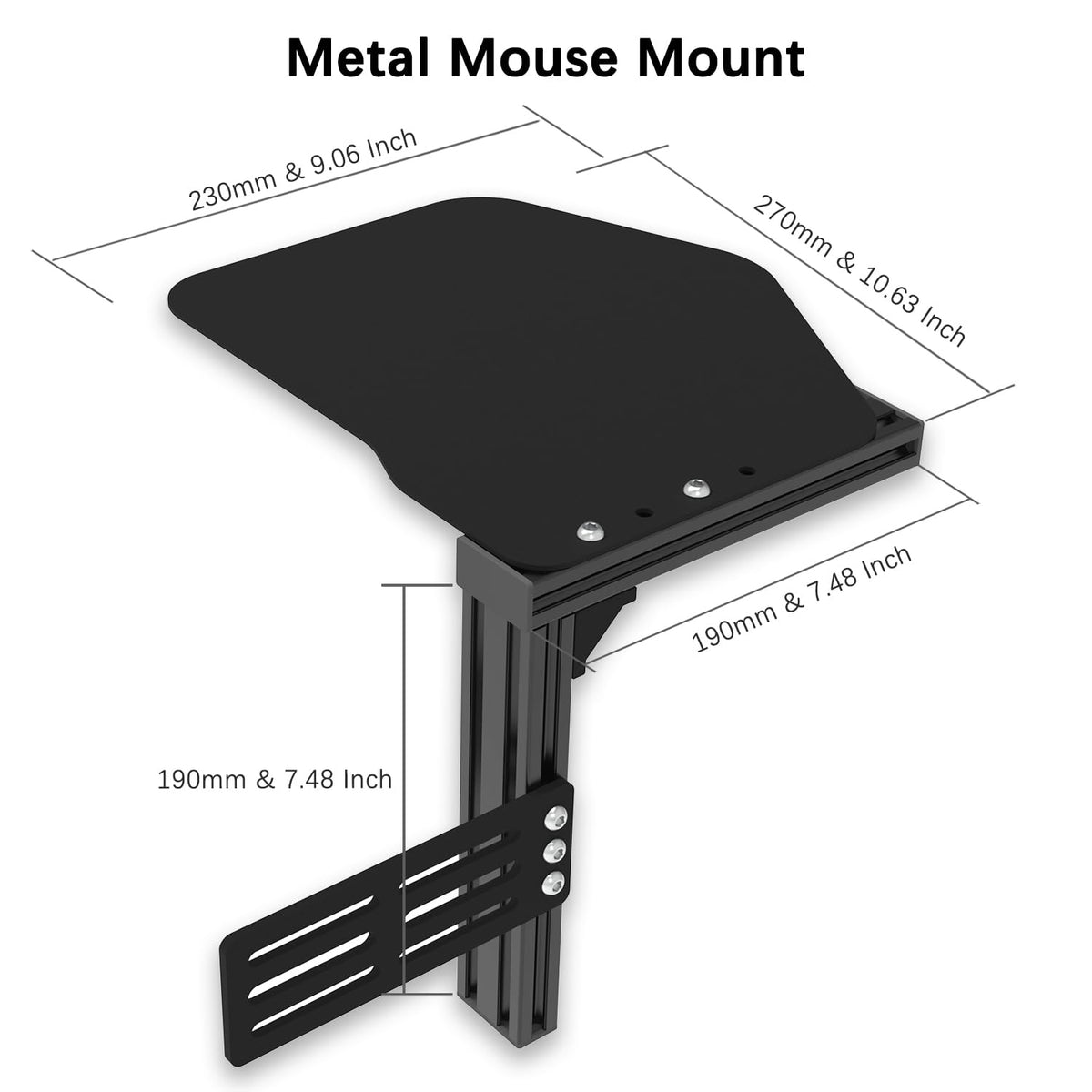 EG STARTS 1 Set Metal Mouse Pads Mount Holder Platform Compatible for Video S...