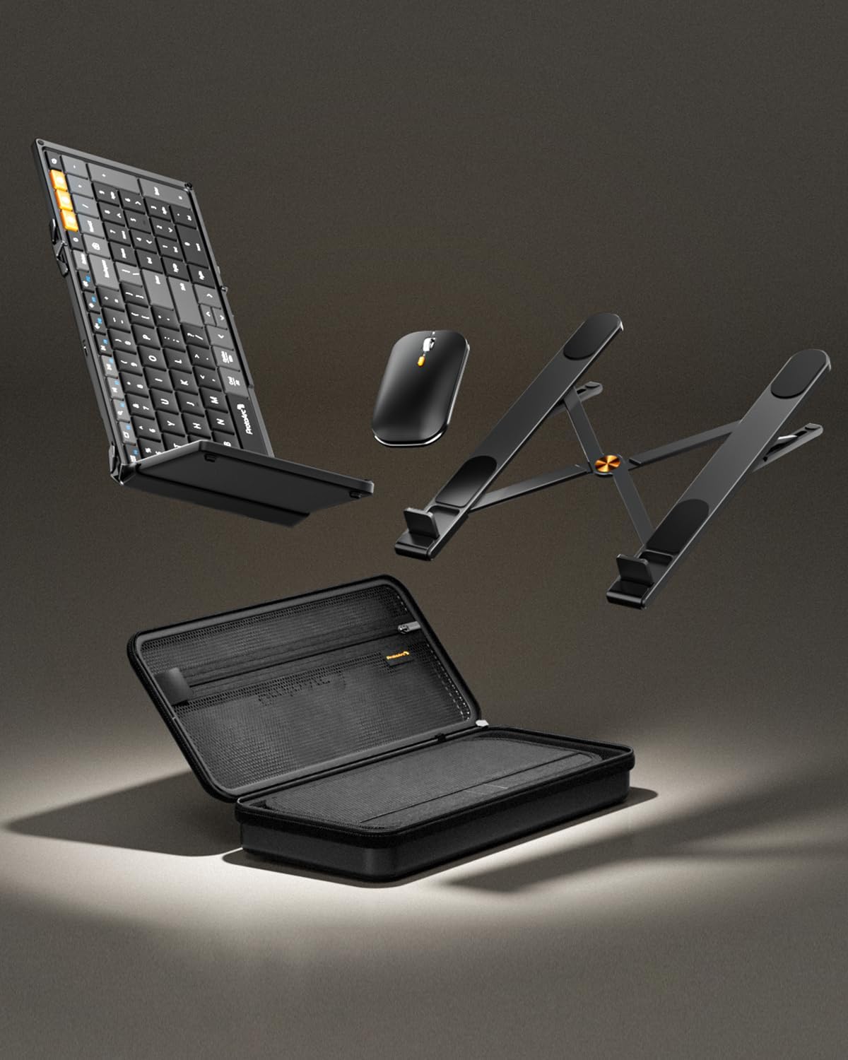 ProtoArc XKM01 CaseUp Foldable Bluetooth Keyboard Mouse Combo