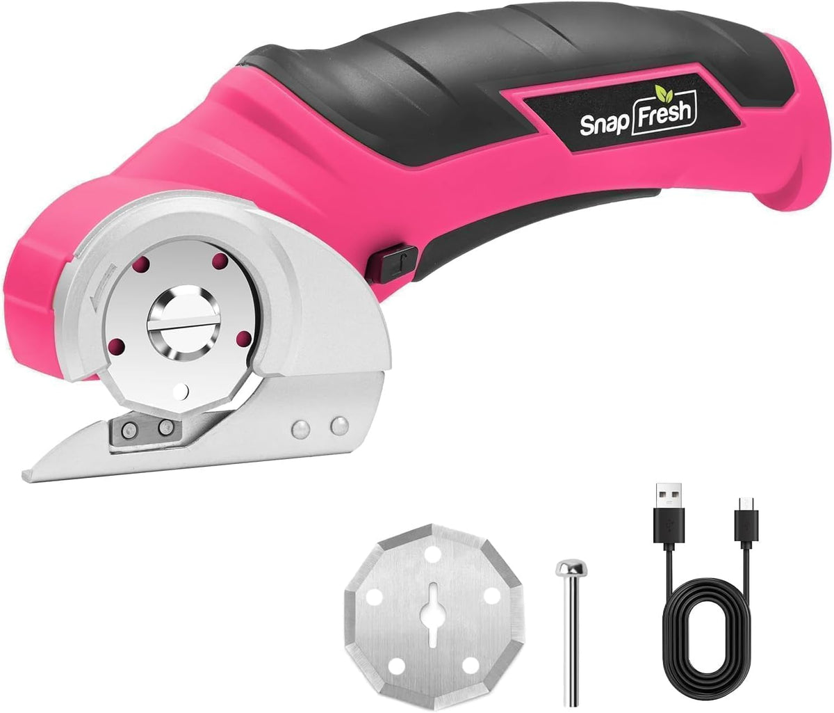 SnapFresh Cordless Electric Scissors, 4V Rechargeable Electric Box Cutter for...