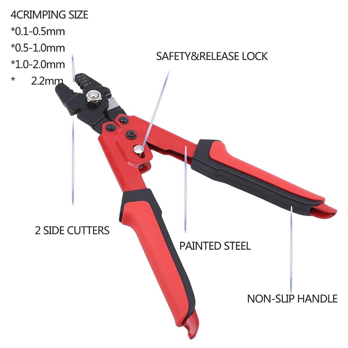 Wire Rope Crimping Tool Kit, with 1/16-304 Stainless Steel Cable 165 ft (7x7 ...
