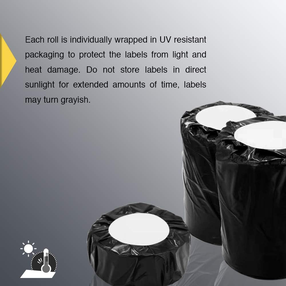BETCKEY - 2.625" x 1" (67 mm x 25 mm) Thermal Labels, [6 Roll/Mixed...