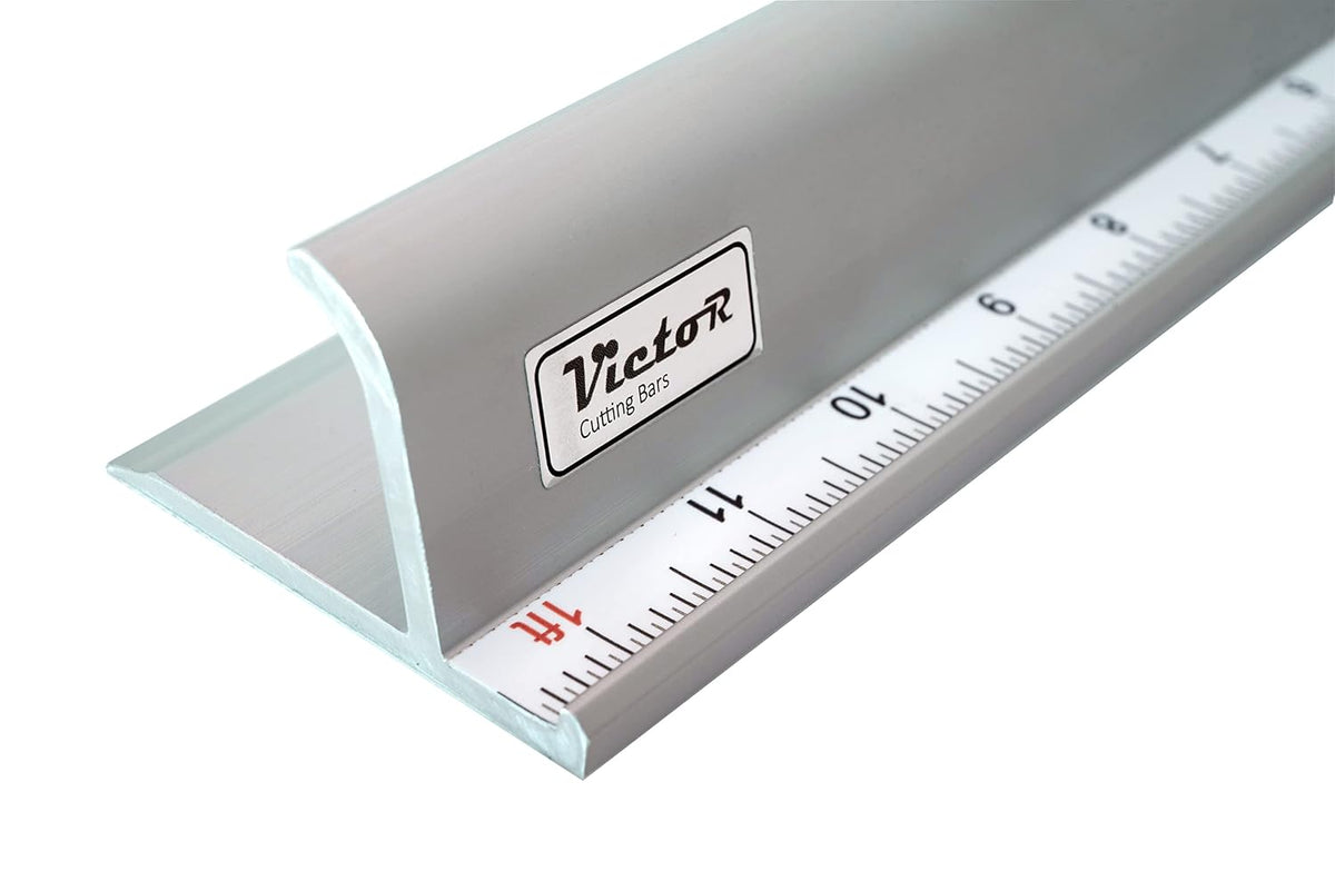 Victor 12-Inch Professional Aluminum Safety Ruler Durable Safety