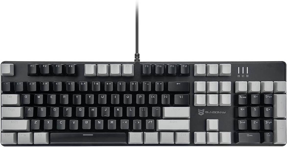 Merdia 104 Keys Full Size Mechanical PC Gaming Keyboard | Hot Swappable LED B...