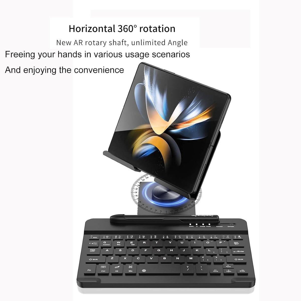 for Samsung Galaxy Z Fold 7/6/5/4/3 Adjustable Stand for Desk, Fully Foldable...