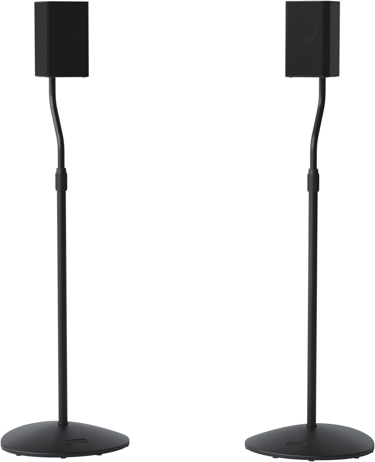 SANUS Height Adjustable Speaker Stands for Satellite & Bookshelf Speakers