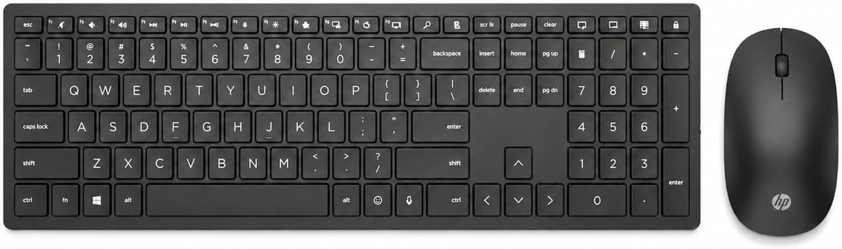 HP 710 Wireless Keyboard and Mouse Combo, Slim Design with Silent Keys, 2.4GH...