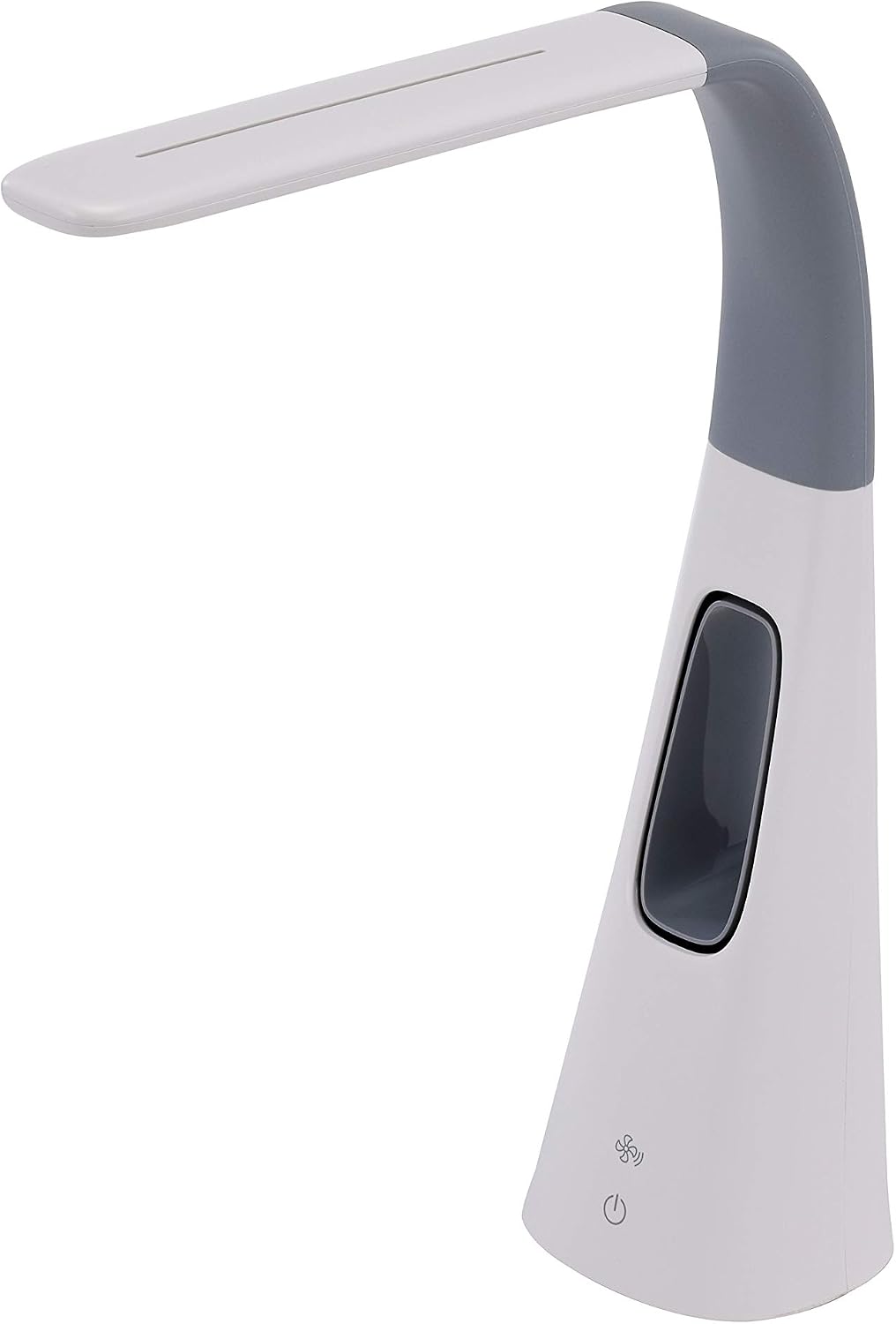 Bostitch Office VLED1603GR Desk Lamp with Bladeless Fan, Dimmable, Adjustable...