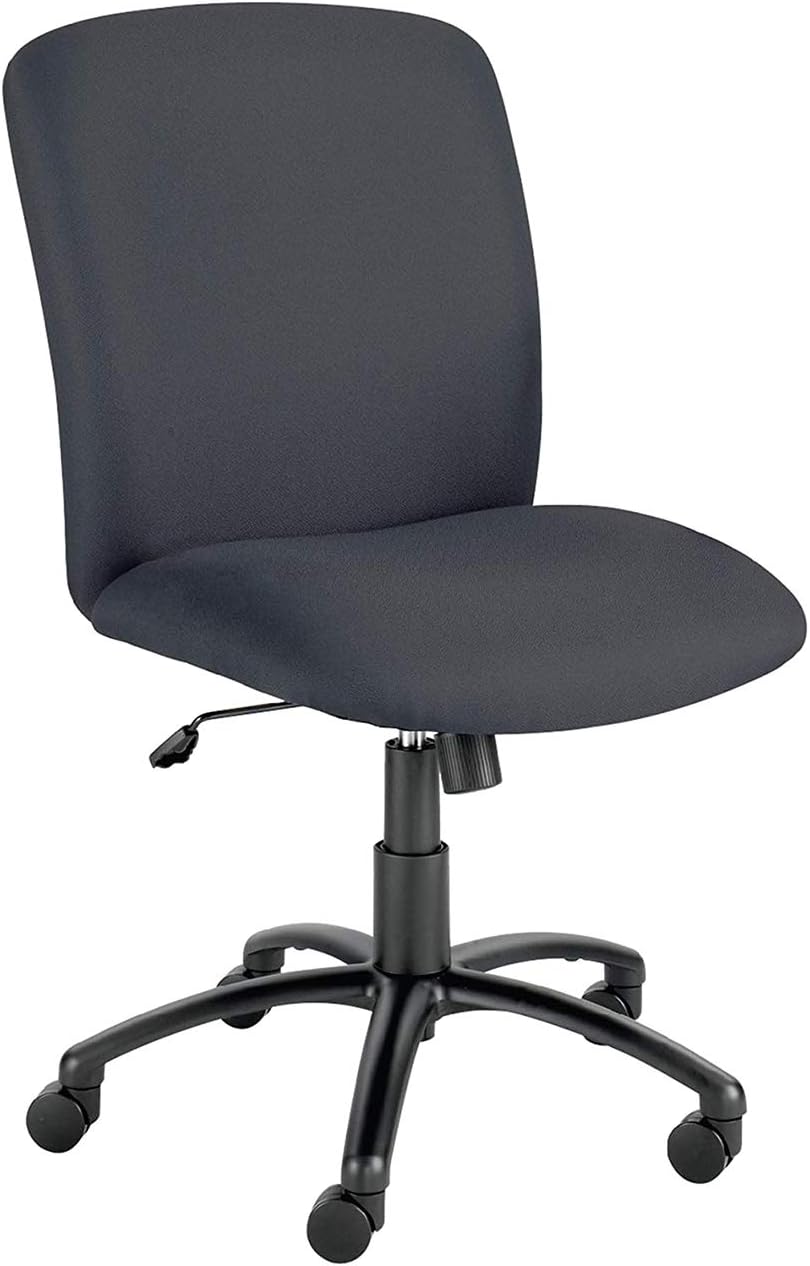 Safco High Back Big and Tall Swivel Desk Task Chair Adjustable Height and Rol...