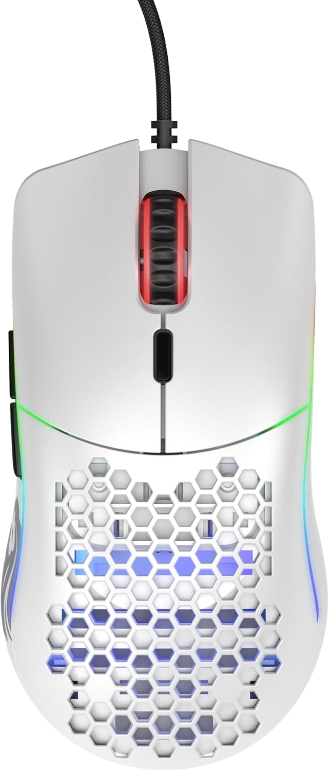 Glorious Model O Wired Gaming Mouse 67g Superlight Honeycomb Design, RGB, Pix...
