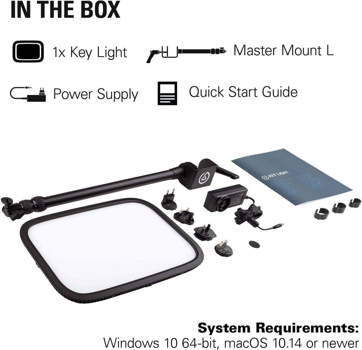 Elgato Key Light, Professional 2800 Lumens Studio Light