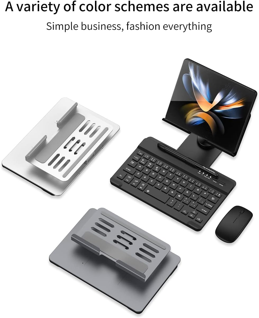 SHIEID Galaxy Z Fold8 Ultra/Fold8/Fold7 360° Rotating POS Tablet Stand, Zip P...