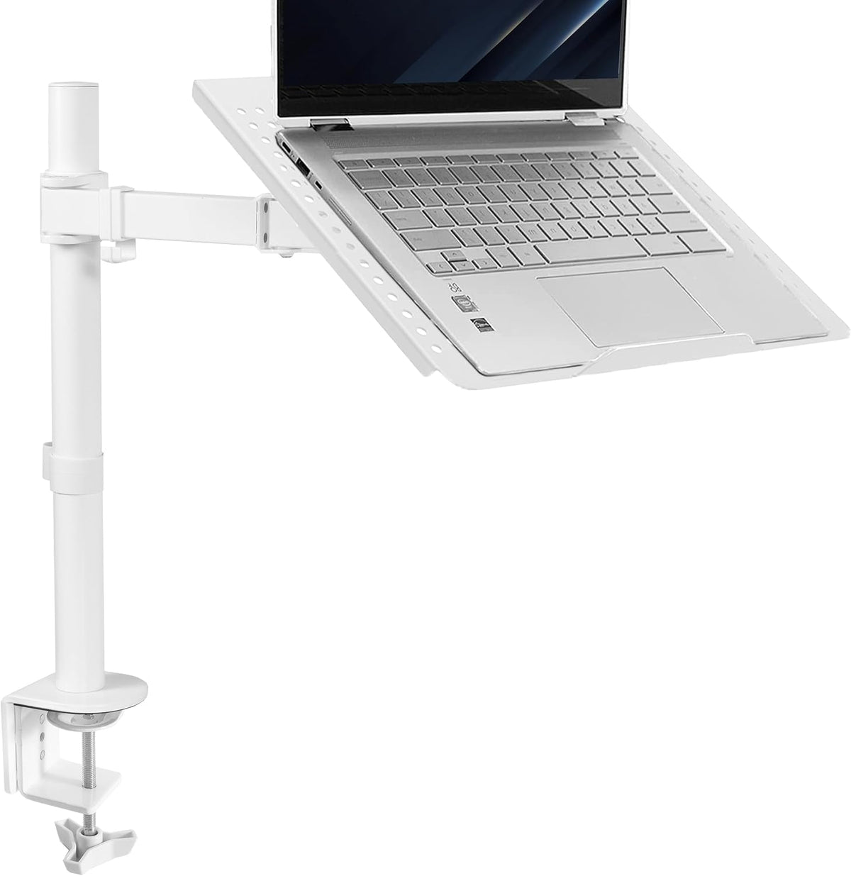 VIVO Single Laptop Notebook Desk Mount Stand, Fully Adjustable Extension with...