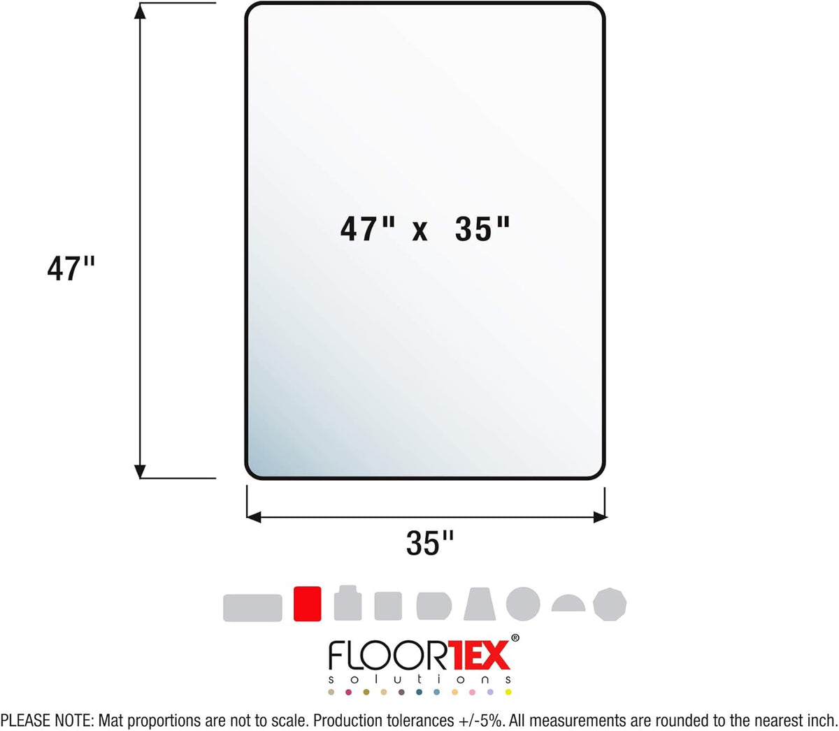 Floortex® Exclusive Ultimat® Polycarbonate Rectangular Chair Mat for Carpets ...