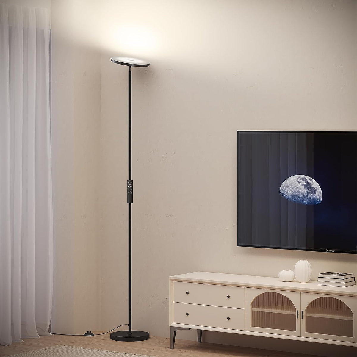 SUNMORY Floor Lamps for Living Room,LED Standing Lamp with Remote Control