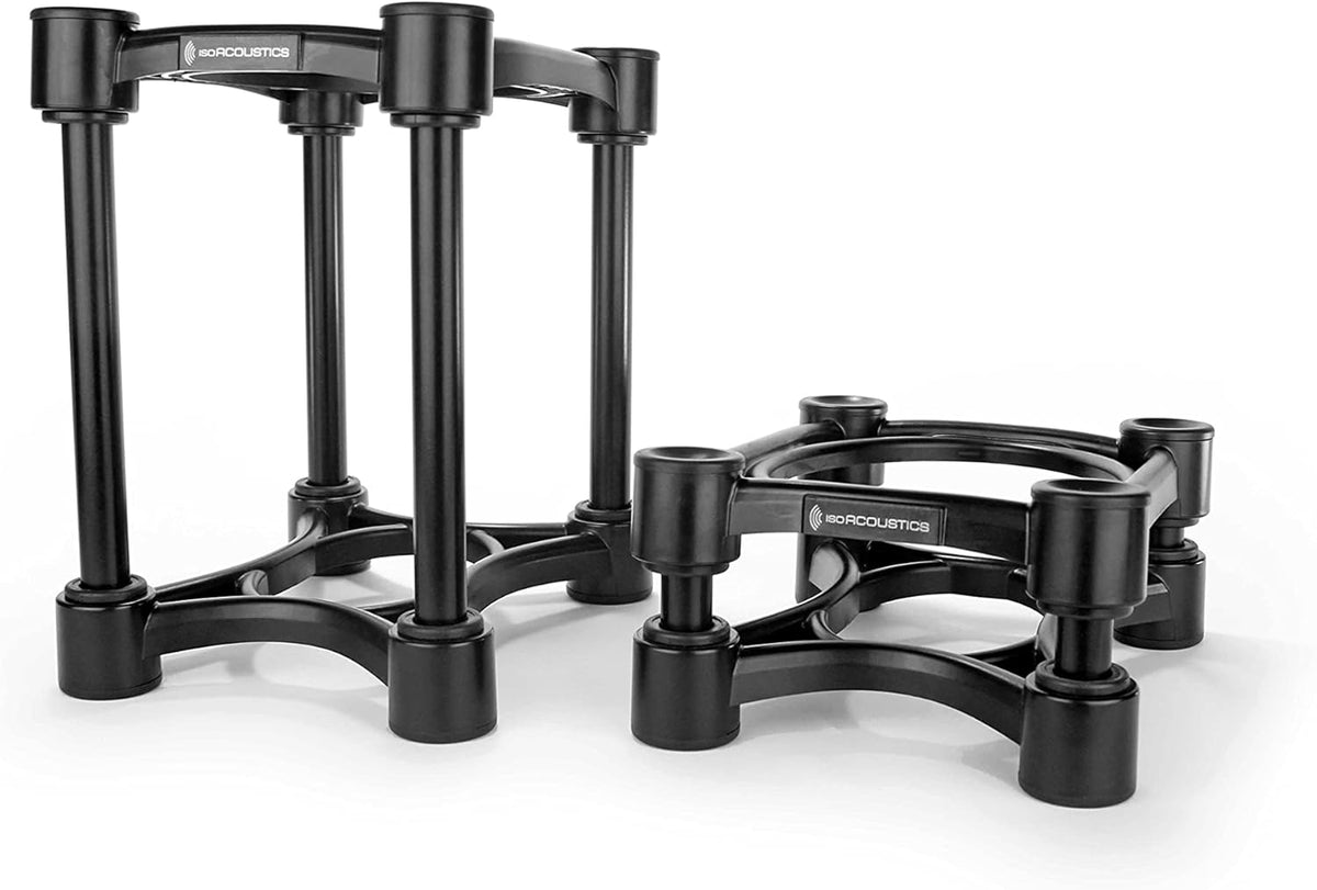 IsoAcoustics Iso-Stand Series Speaker Isolation Stands with Height & Tilt...