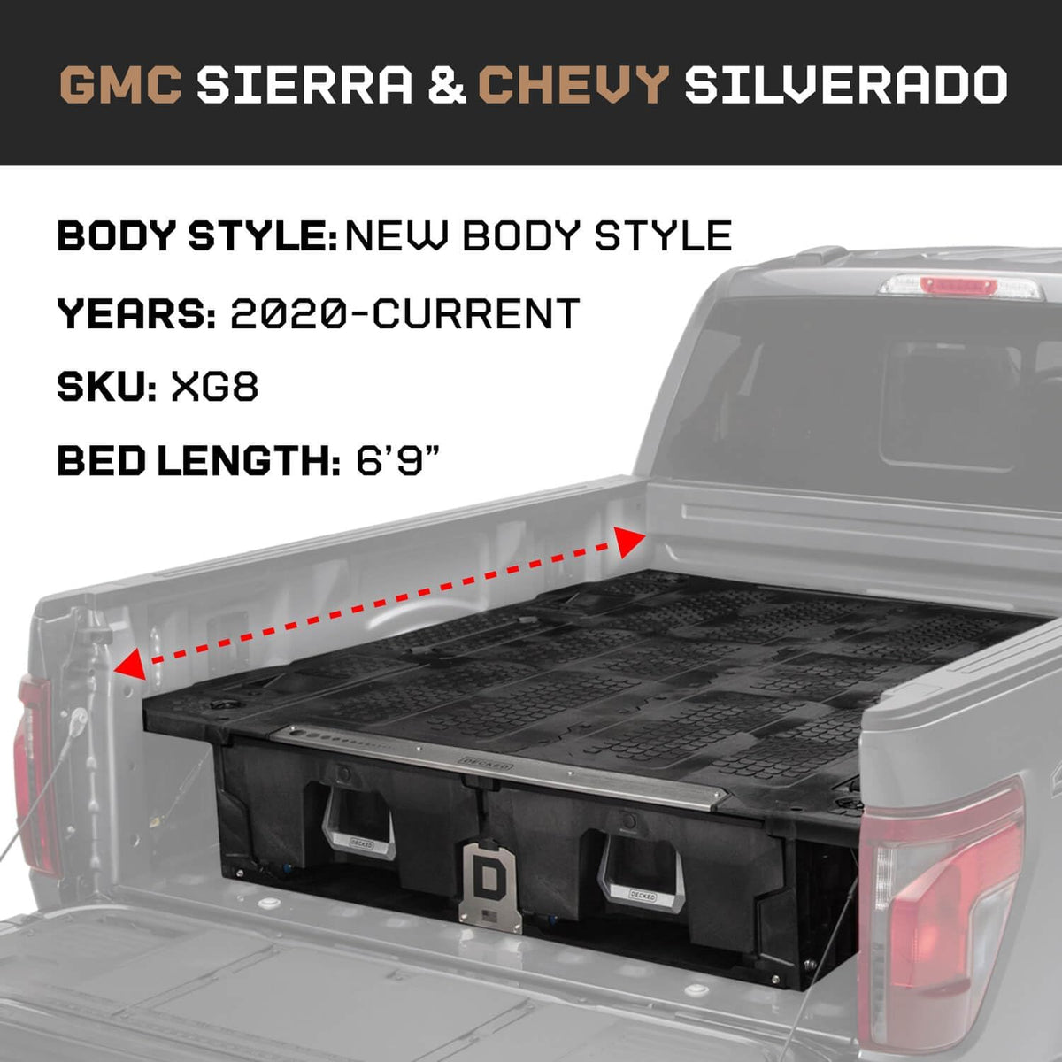 DECKED Truck Bed Storage System Includes System Accessories | Compatible with...