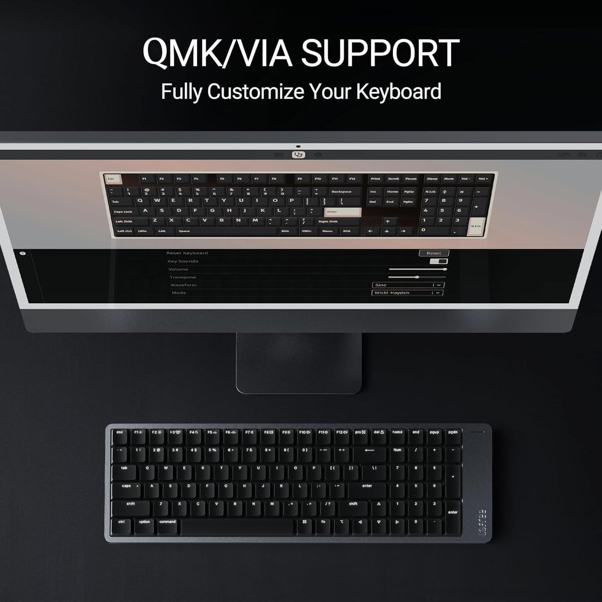 LOFREE Flow2 Low-Profile Mechanical Keyboard, Aluminum Alloy with Surfer Line...