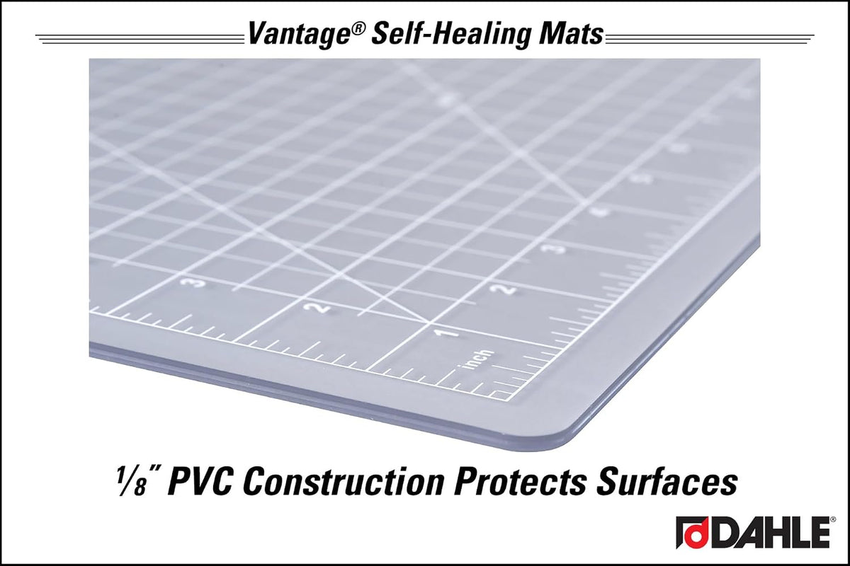 Dahle Vantage 10683 See-Through Premium Self-Healing Cutting Mat, 24"x36...