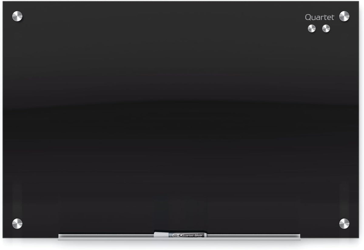 Quartet Magnetic Dry Erase Board, 36" x 24" Glass Whiteboard for Wa...