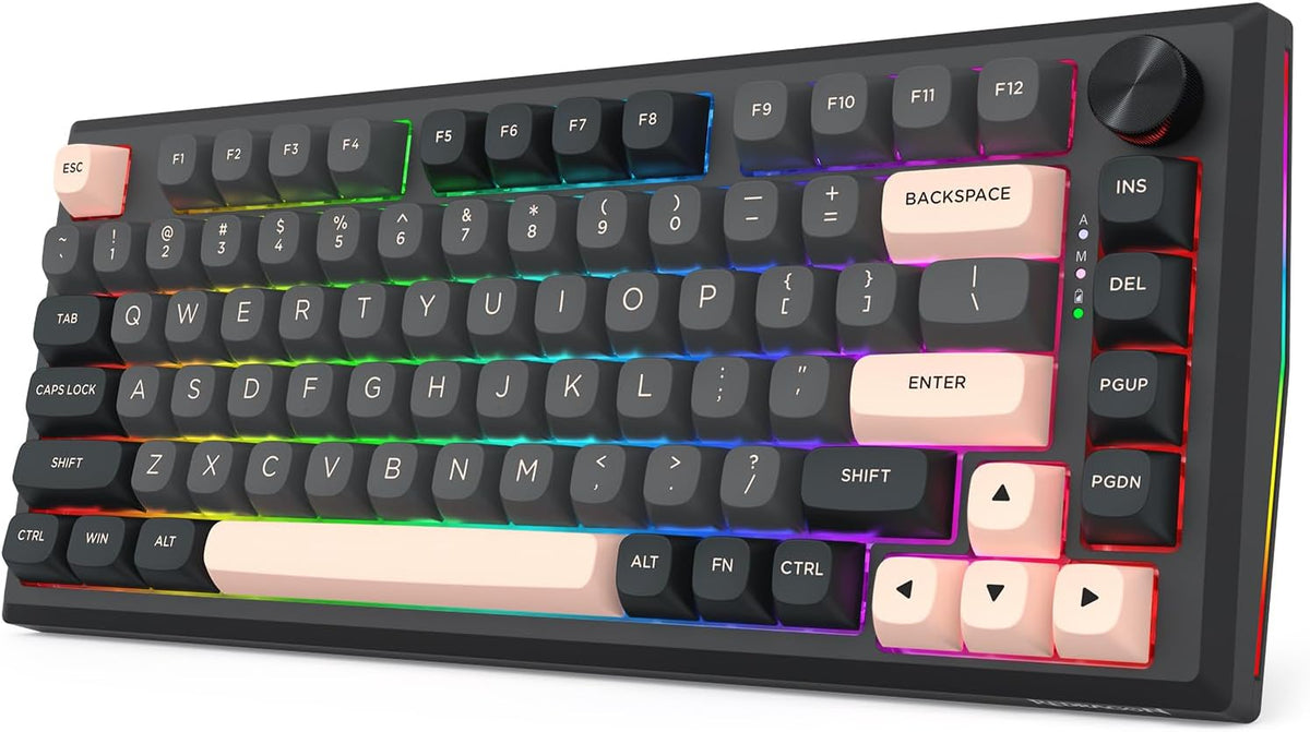 Redragon K687 PRO Wireless CNC Gasket Gaming Keyboard, 81 Keys Mechanical Key...