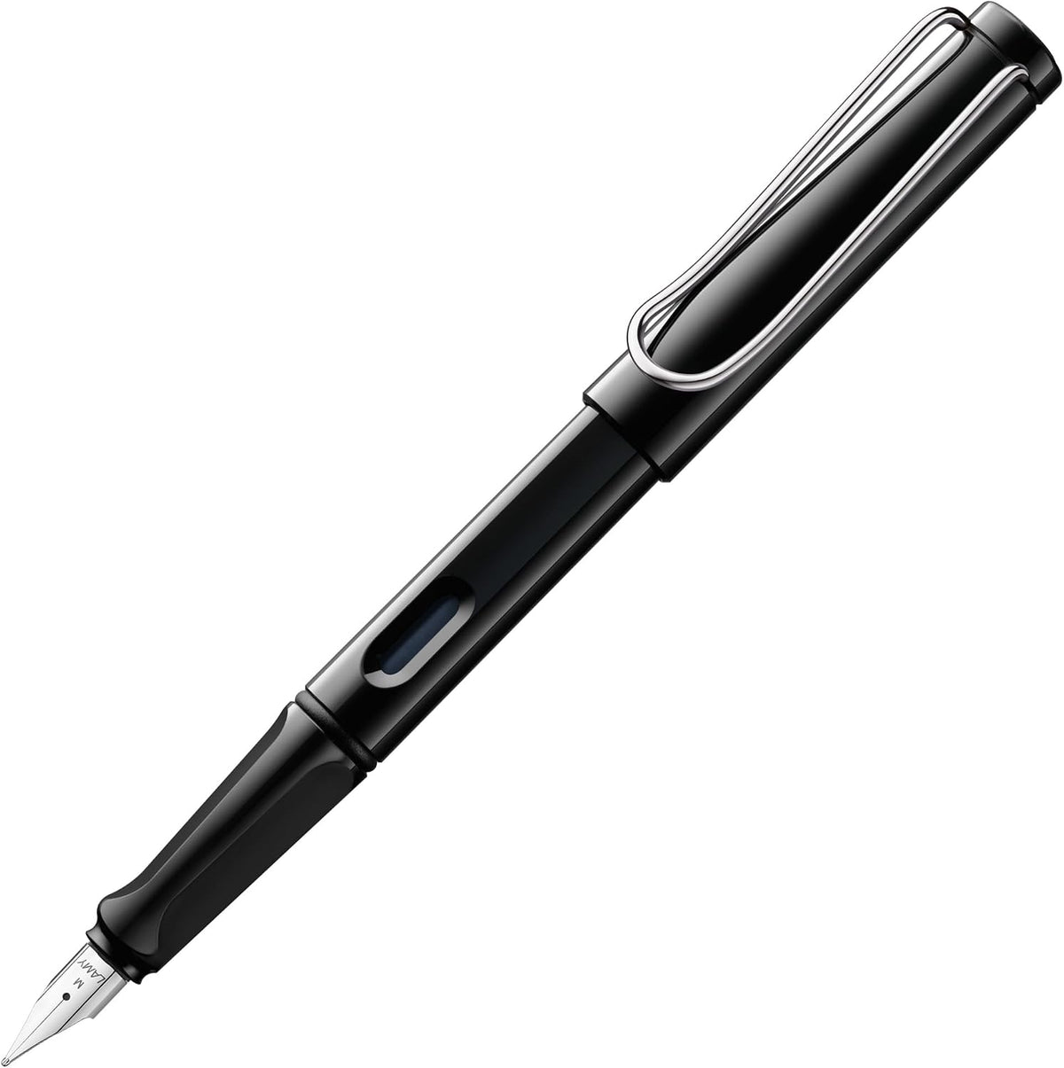 LAMY safari black - Fountain Pen with ergonomic grip & polished Left-Hand...