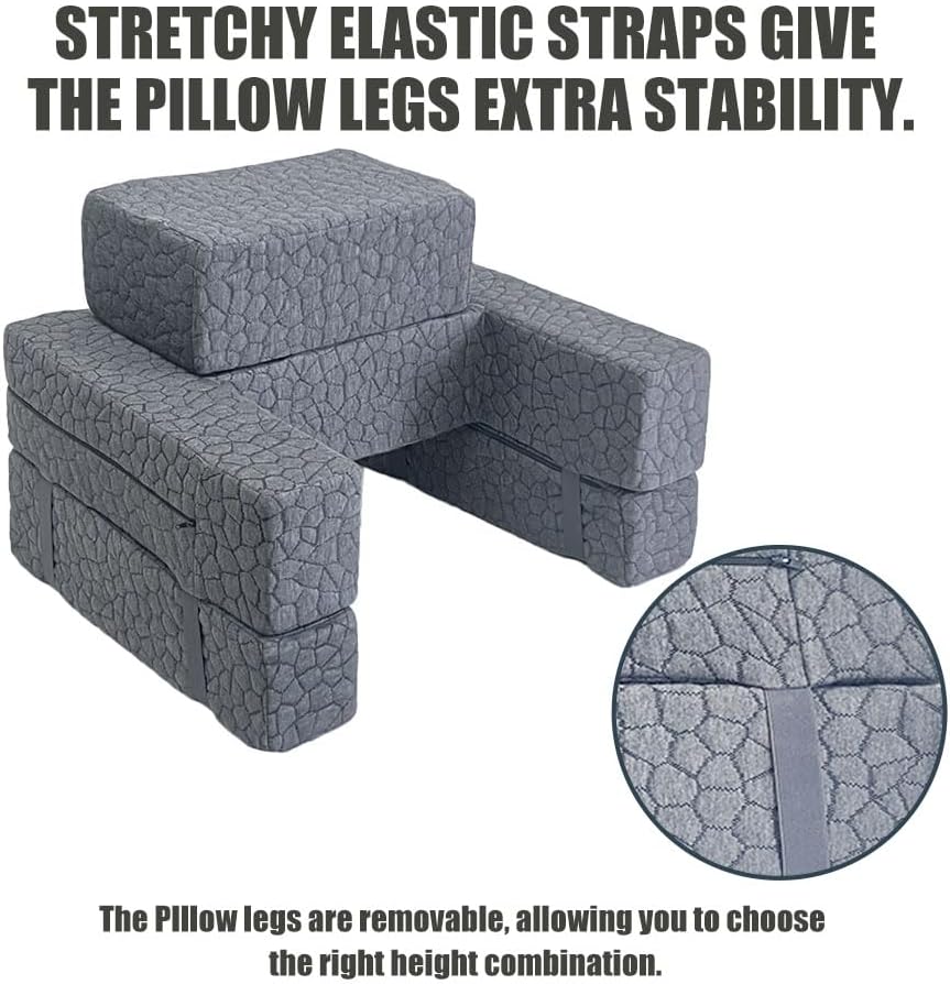 Bespilow Memory Foam Lap Desk Pillow for Adults - Extra Large Gaming Pillow f...