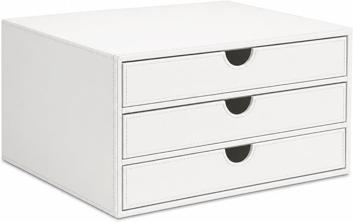 UnionBasic Document Organizer, 3-Drawer File Cabinet Document Storage Box, Of...