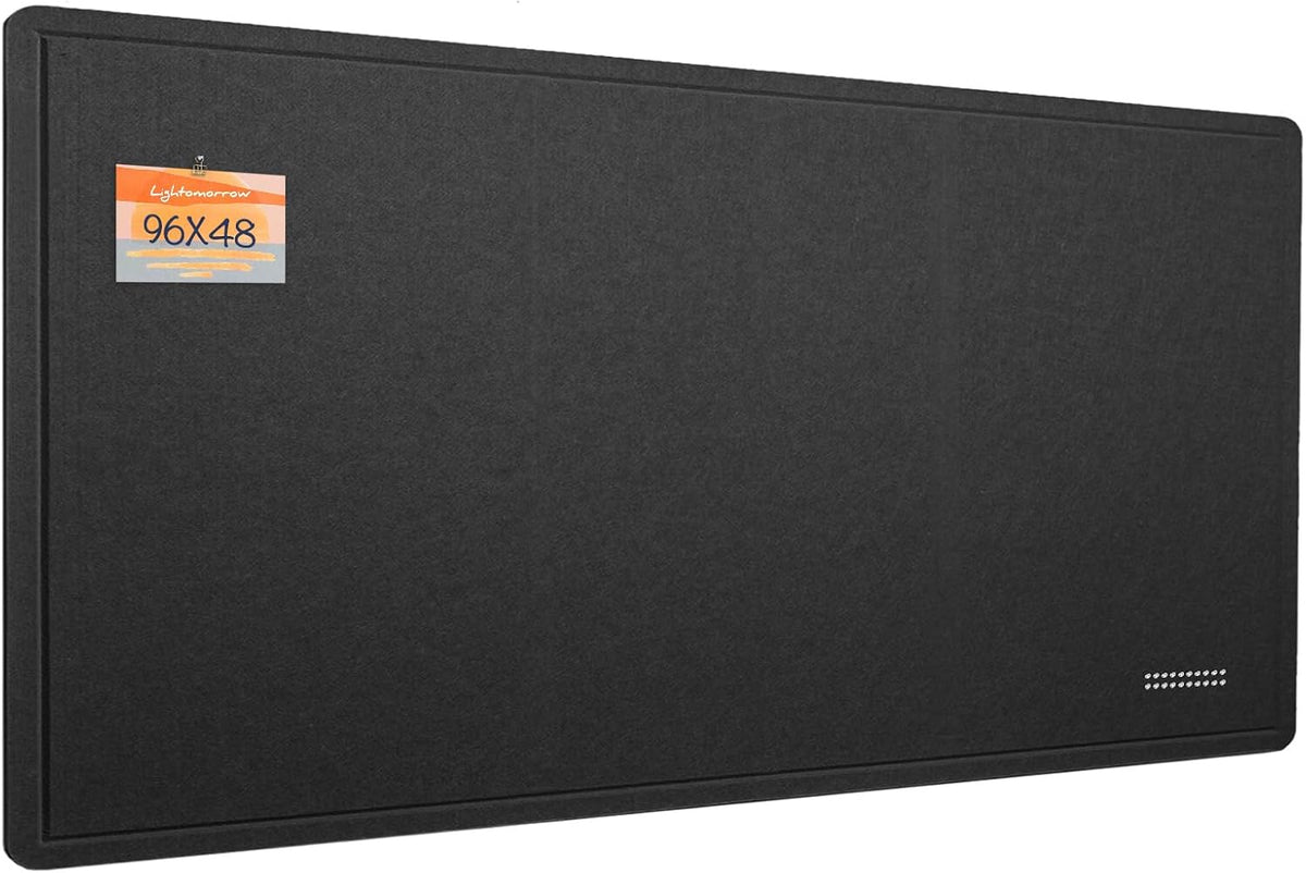 Felt Bulletin Board 96x48 inches, Decorative Pin Board for Home & Office