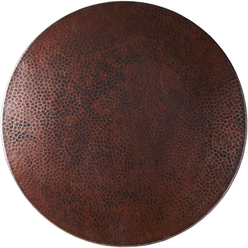 Native Trails 20-Inch Hammered Copper Lazy Susan, Antique Finish - Artisan-Cr...