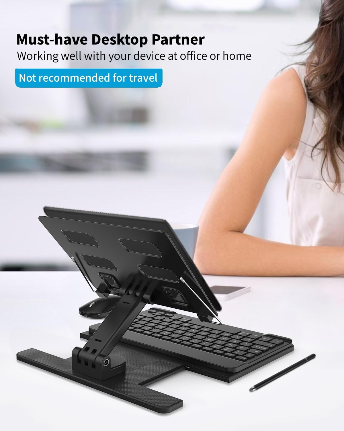 Desk Stand & Bluetooth Keyboard for Galaxy Z Fold 8 Ultra/Z Fold 8/7/6/5