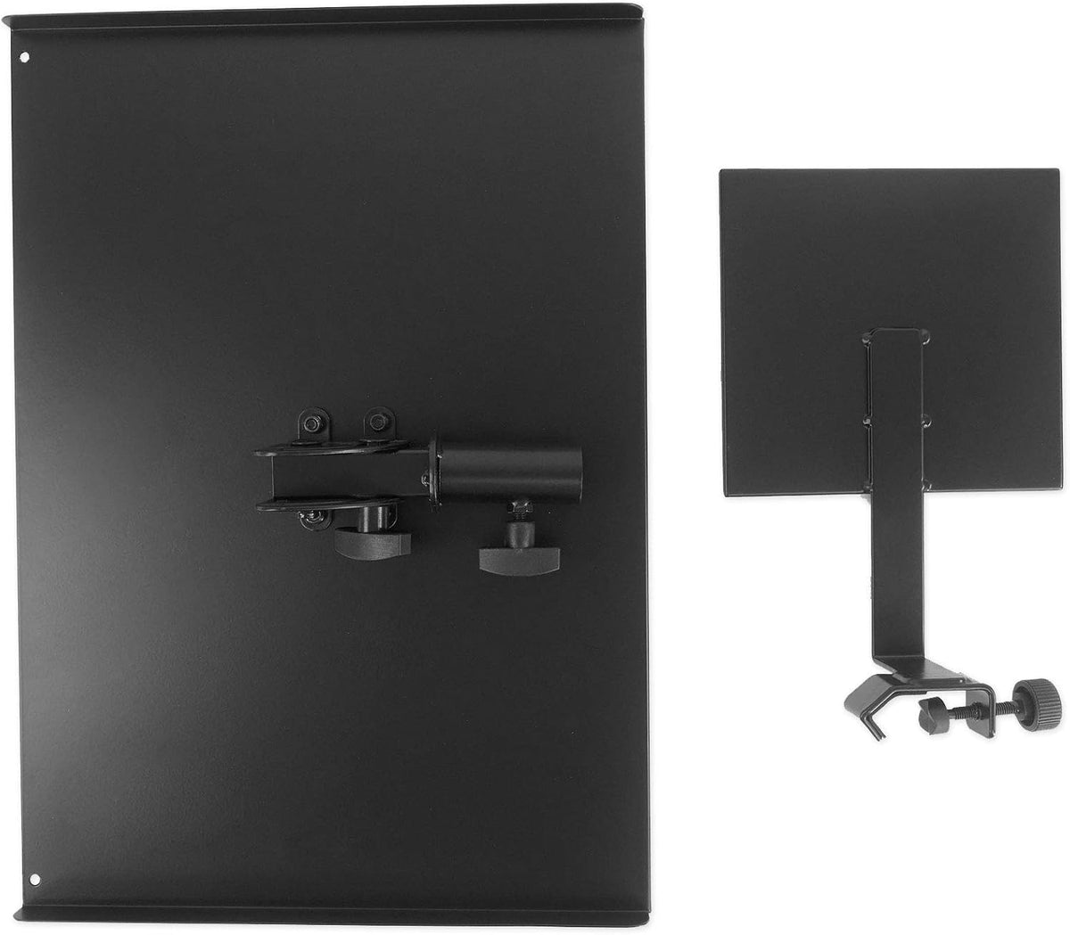 Rockville RLS68 Adjustable DJ Laptop, Tablet Tripod Stand with Dual Trays