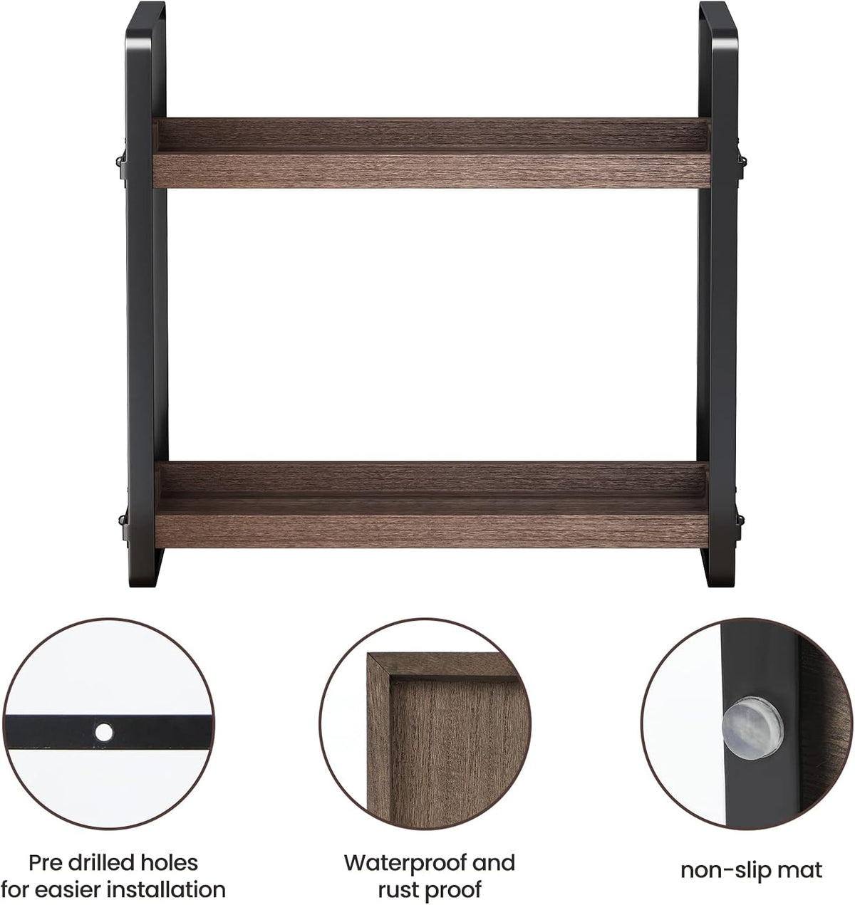 HNRLOY Bathroom Counter Organizer, Bathroom Counter Shelf, Makeup Organizer