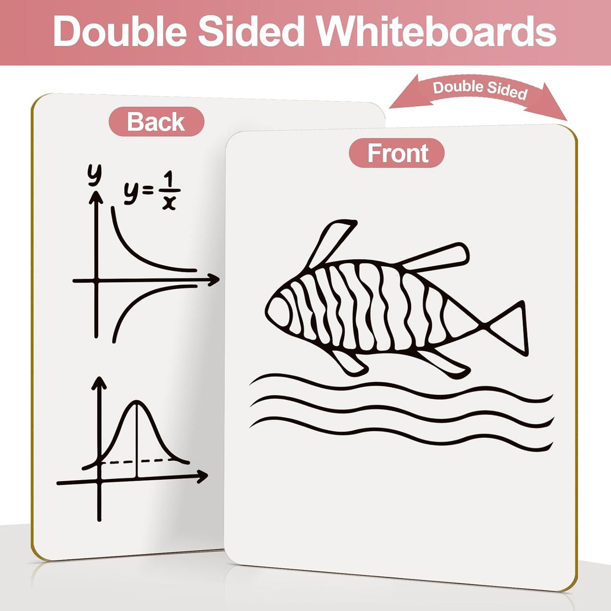36 Pack Small White Boards 9"x12" for Clasroom,Portable Dry Erase B...