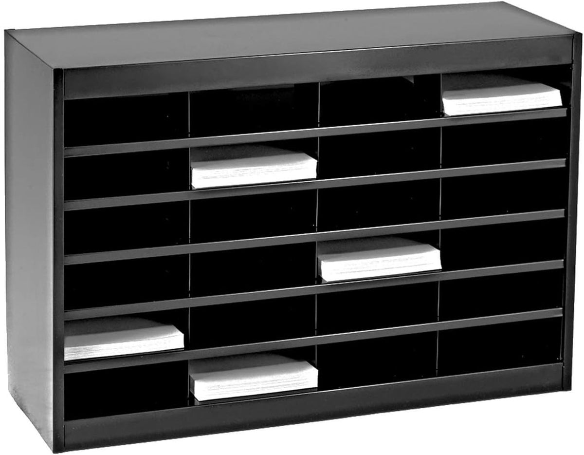 Safco E-Z Stor Literature Organizer, 24 Compartments, Office and Classroom Co...