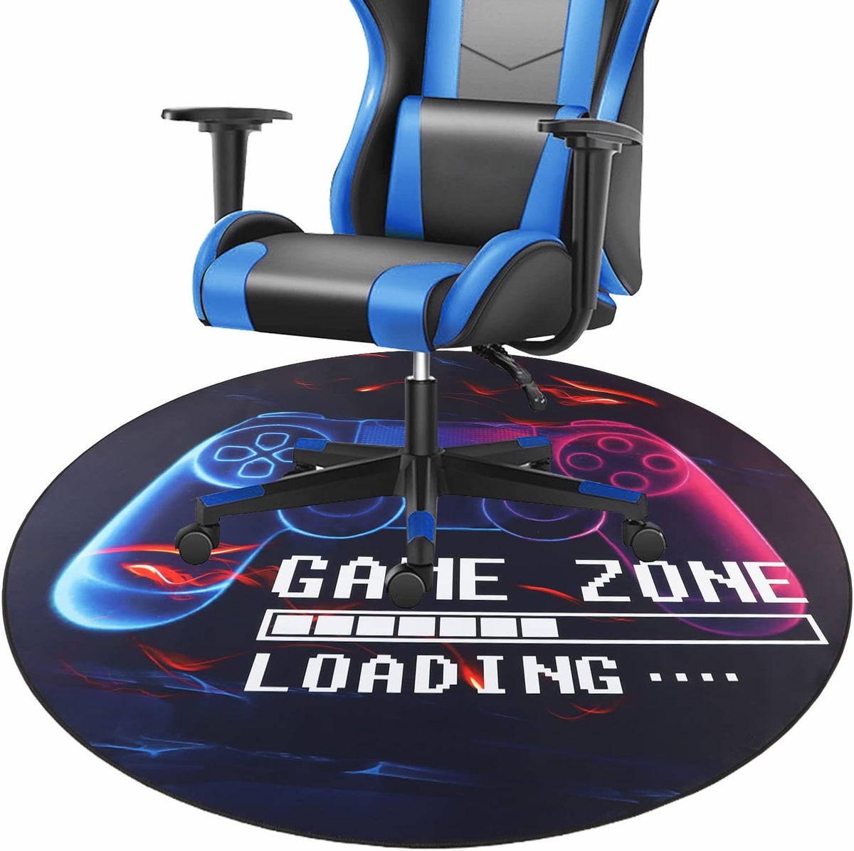 Yincimar Gaming Chair Mat for Hardwood Floor,Anti-Slip Floor Protector Game C...