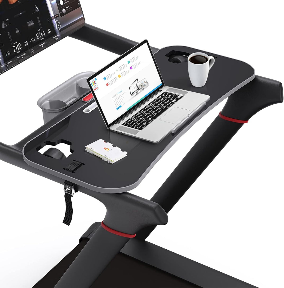 Treadmill Desk Attachment,Peloton Tread Tray Ergonomic Platform, Laptop Holde...
