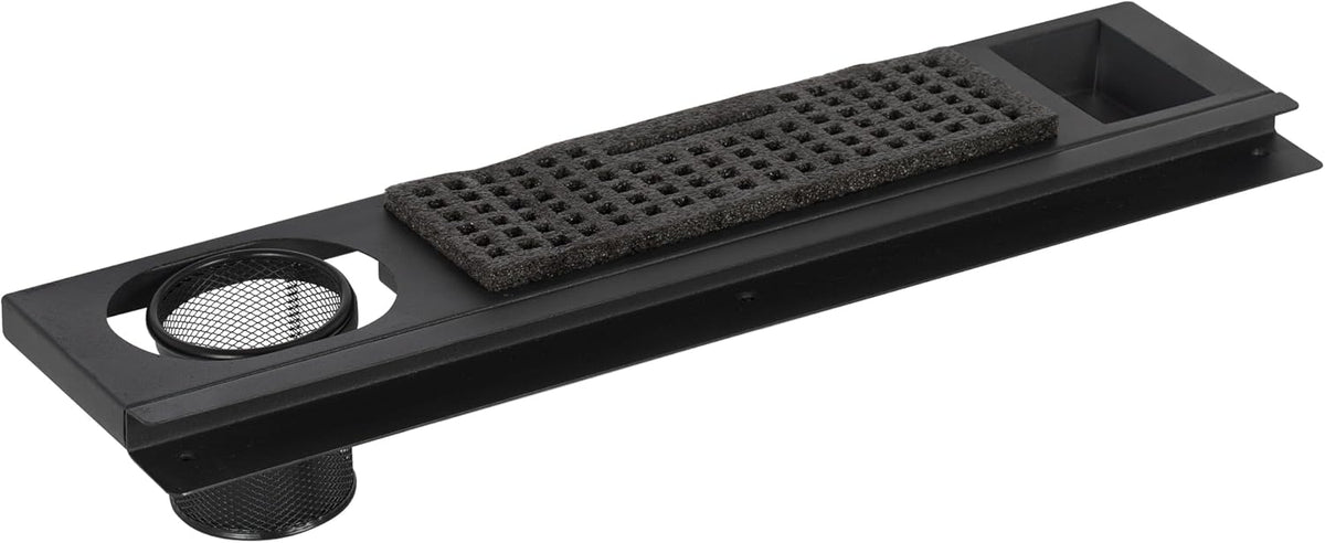 SD STUDIO DESIGNS Modern Premier Metal Tray for Art/Craft Table, 24 Inch, Black