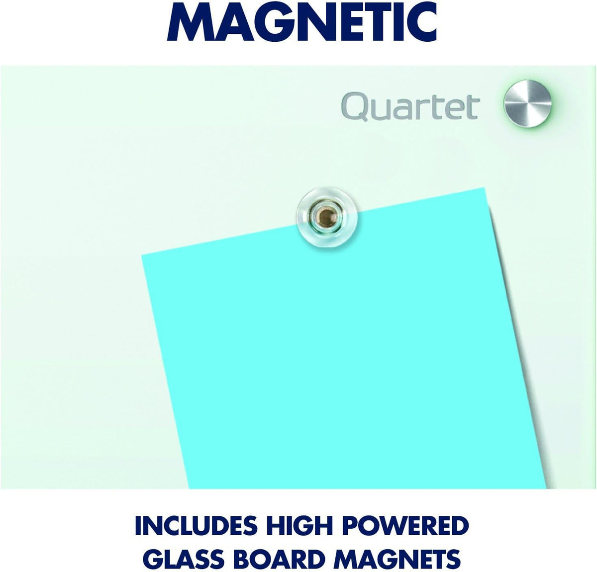 Quartet Whiteboard, Glass Dry Erase Board, Magnetic, 8' x 4', Infinit...