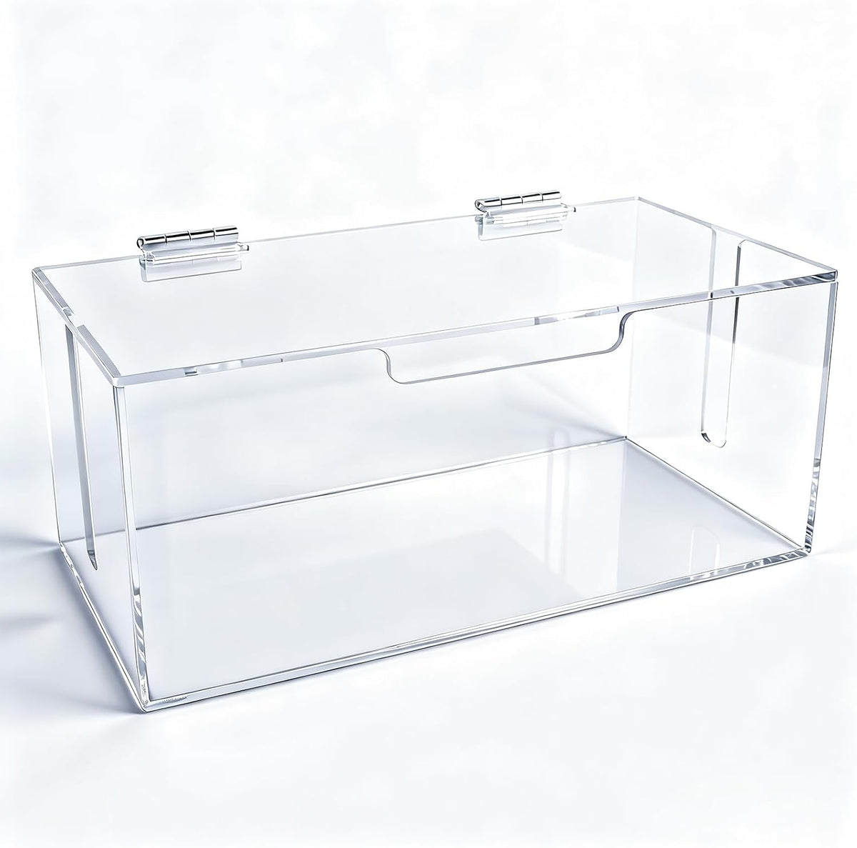 Cable Organizer Storage Box with Lid - Phone Charger Clear Organizer Case for...