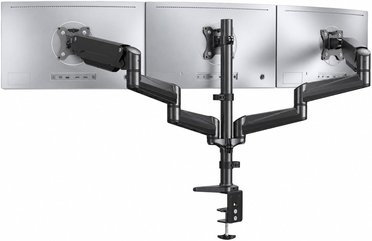 ErGear Triple Monitor Stand Fits Three 17–32 inch Monitors