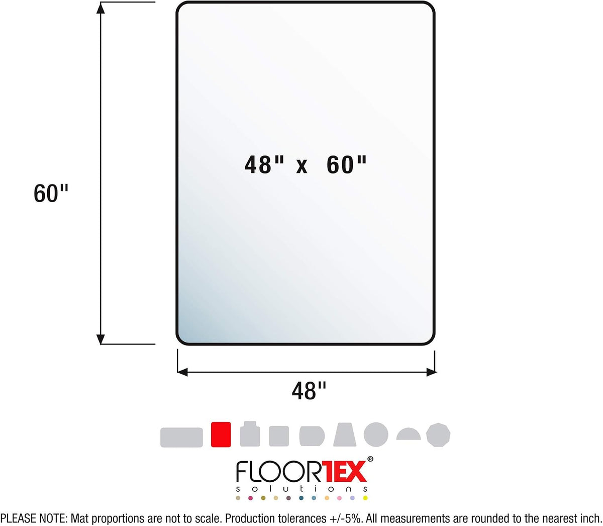 Floortex® Exclusive Ultimat® Polycarbonate Rectangular Chair Mat for Carpets ...