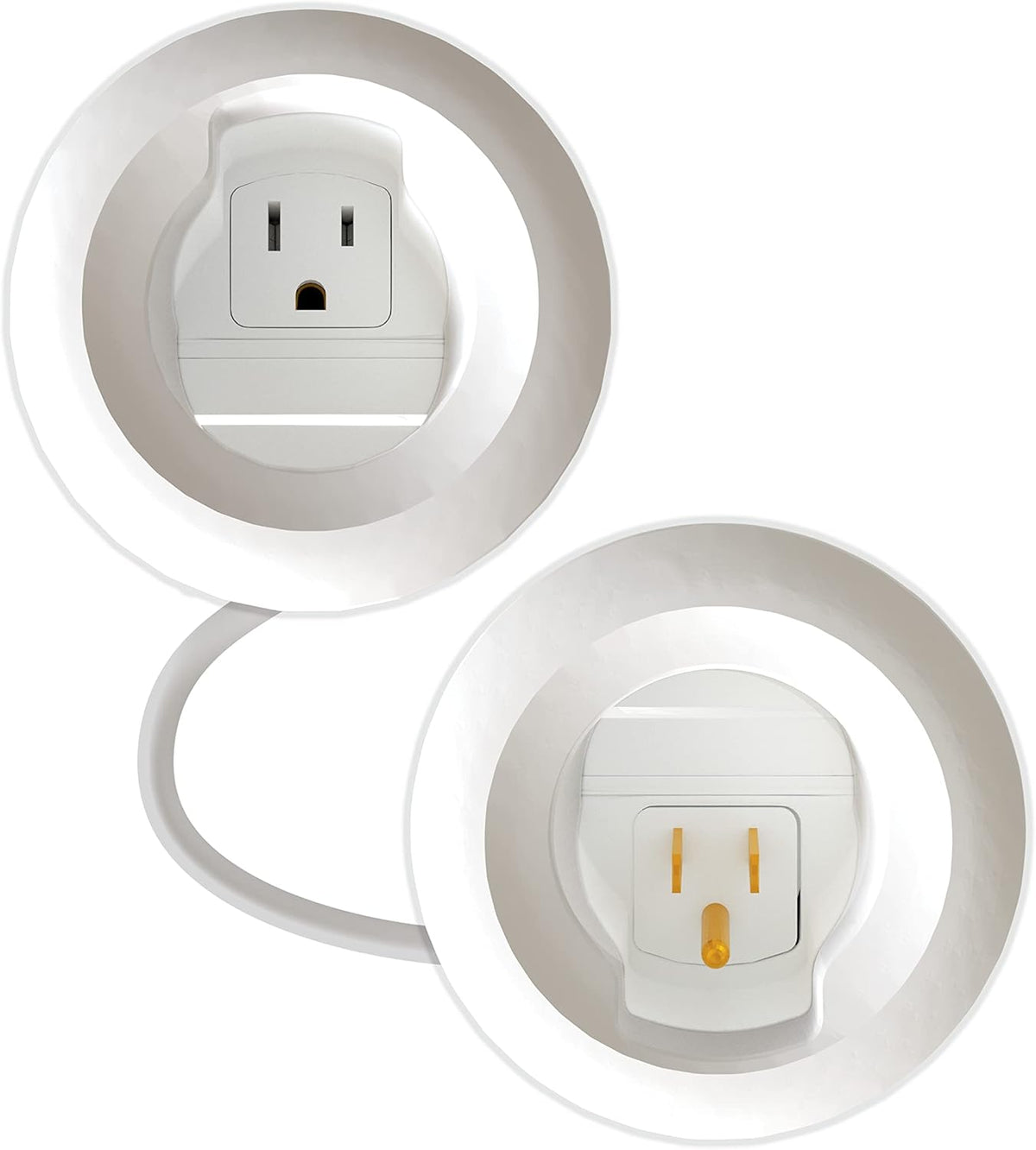 Legrand Wiremold In-Wall TV Power and Cable Grommet Kit White 1 Pack
