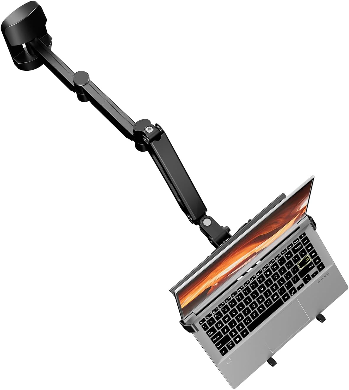 Long Arm 2-in-1 Laptop Wall Mount with Detachable Tray for 12-17'' La...