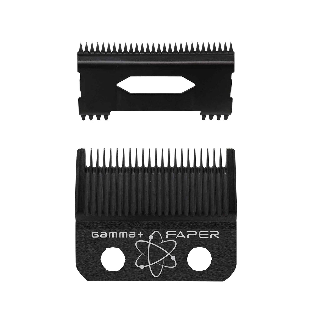 GAMMA+ Replacement Fixed & Moving Hair Clipper Blade Set, Oil Reservoir