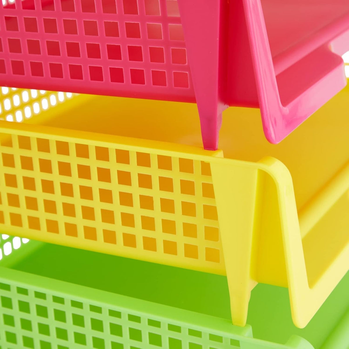 Bright Creations Teacher Supplies Letter Tray Organizer - 6-Pack Rainbow, 9 x...
