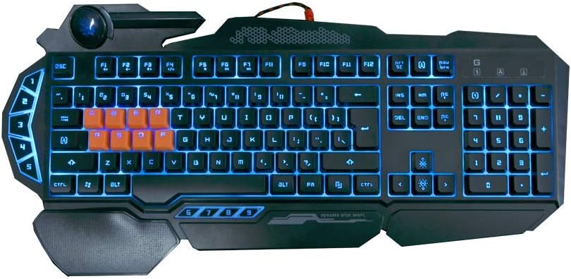 Bloody B318 8-Key Light Strike (LK) Semi Optical Mechanical Gaming Keyboard –...