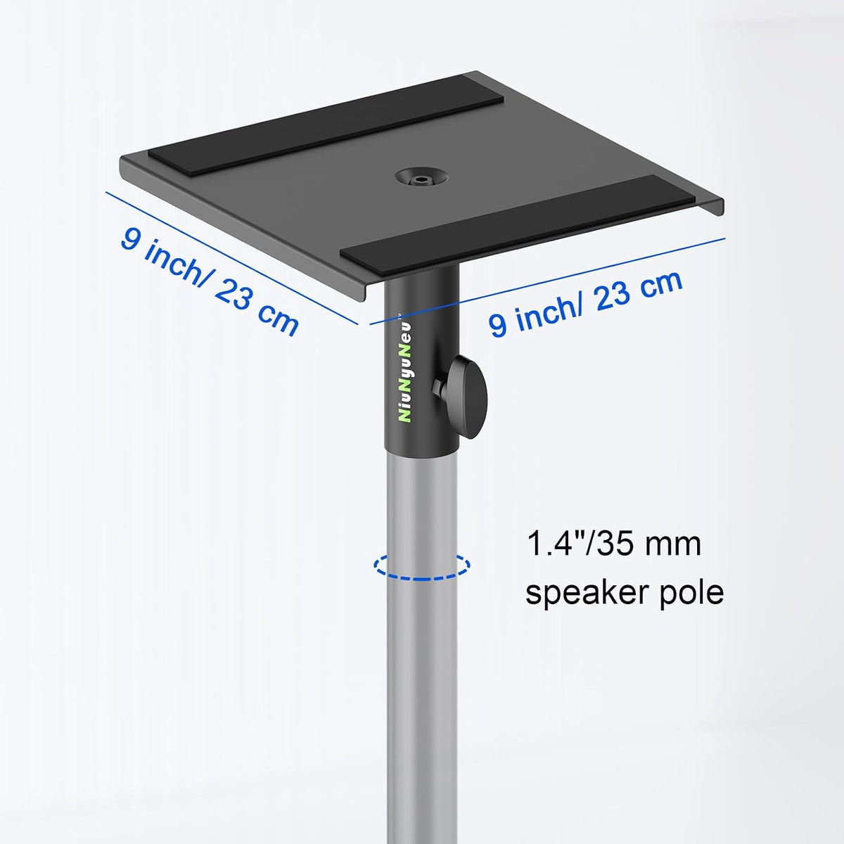 Speaker Stand Mounting Plates 35mm Pole Mount Removable Plates